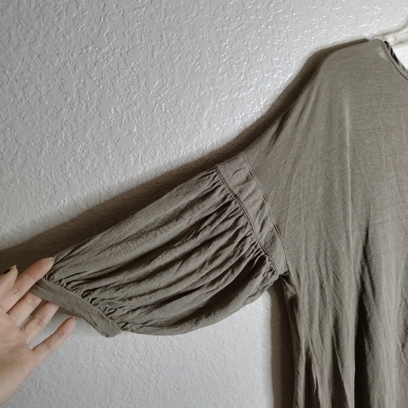 Free People Beach boho oversized tunic top sz M - Picture 4 of 7